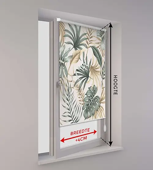 Klemmmontage eines Rollos ohne Bohren an einem Fensterrahmen