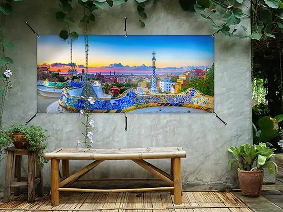 Gartenposter nach Mass - wetterfestes PVC mit UV-Druck