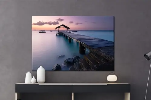 Eigenes Foto auf Leinwand