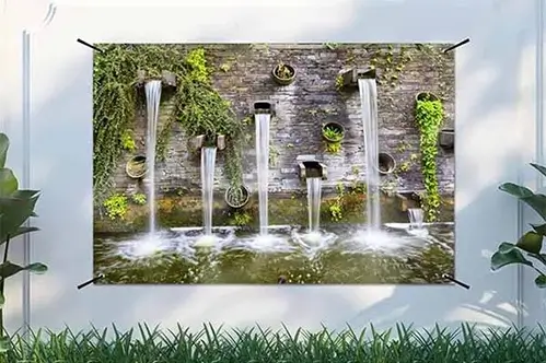 Gartenposter mit eigenem Foto nach Mass