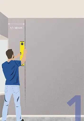 Fotobehang stap 1