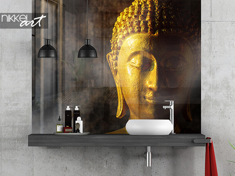 Badezimmer Foto Rückwand Thailändischer Buddha