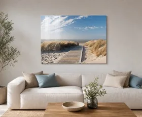 Acrylglasbilder Abstieg zum Strand
