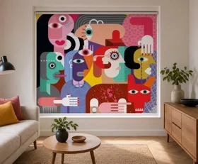 Rollo Abstrakte Kunst