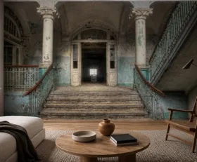 Fototapete Altes Krankenhaus Beelitz