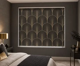 Rollo Art-Déco-Muster