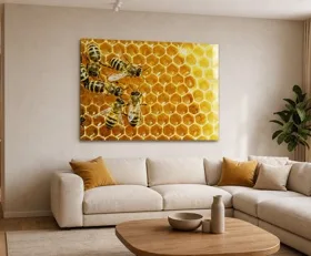Acrylglasbilder Biene