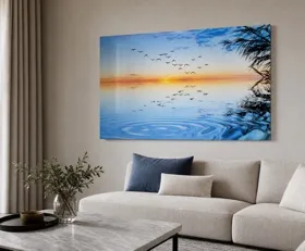 Acrylglasbilder Blau