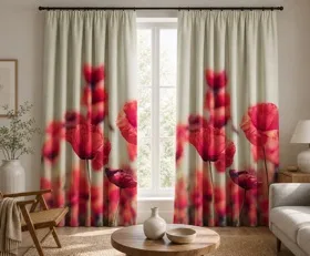 Gardinen Blumen