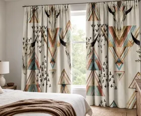 Gardinen Boho-Muster
