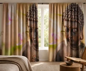 Gardinen Buddha