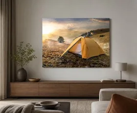 Acrylglasbilder Camping
