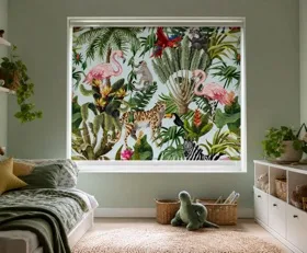 Rollo Dschungelmuster fürs Kinderzimmer