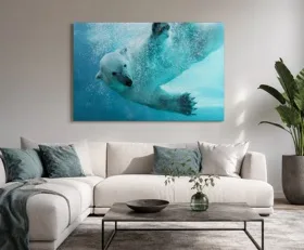 Acrylglasbilder Eisbär