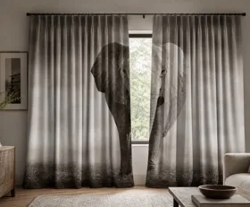 Gardinen Elefant