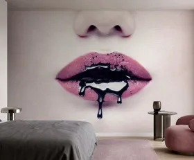 Fototapete Fashion Lippen