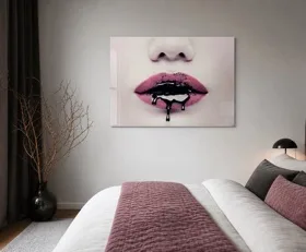 Acrylglasbilder Fashion Lippen