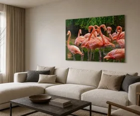 Acrylglasbilder Flamingo