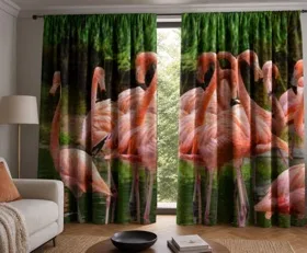Gardinen Flamingo