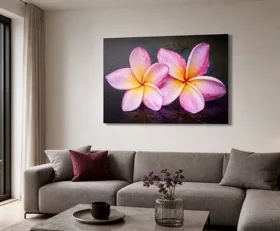 Acrylglasbilder Frangipani