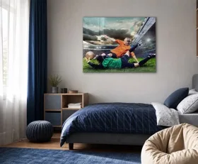 Acrylglasbilder Fußball fürs Kinderzimmer