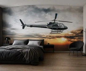 Fototapete Helikopter
