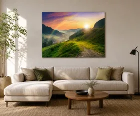 Acrylglasbilder Hügel