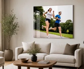 Acrylglasbilder Joggen