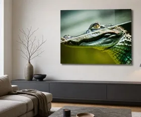 Acrylglasbilder Krokodil