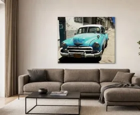 Acrylglasbilder Kubanische Oldtimer