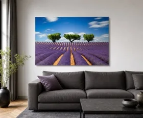 Acrylglasbilder Lavendelblüten
