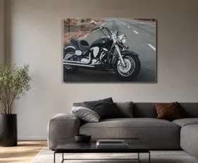 Acrylglasbilder Motorrad