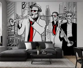 Fototapete Musik Band