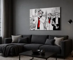 Acrylglasbilder Musik Band