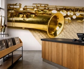 Fototapete Musikladen