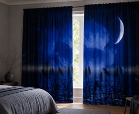 Gardinen Nacht