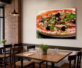 Acrylglasbilder Pizzeria