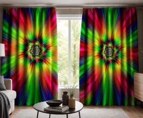 Gardinen Psychedelisch