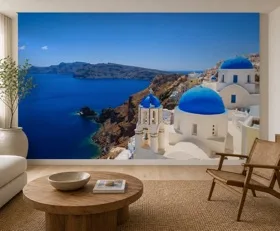 Fototapete Santorini