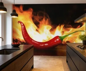 Fototapete Scharfe Chili-pfeffer