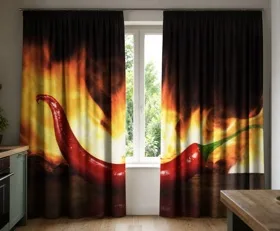 Gardinen Scharfe Chili-pfeffer