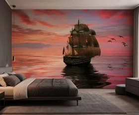 Fototapete Schiff
