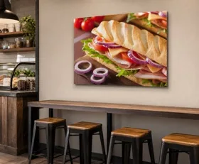 Acrylglasbilder Snackbereich