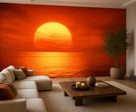 Fototapete Sonnenuntergang