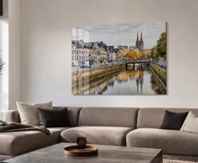 Acrylglasbilder Stadt am Wasser