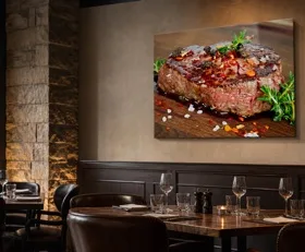 Acrylglasbilder Steakhouse