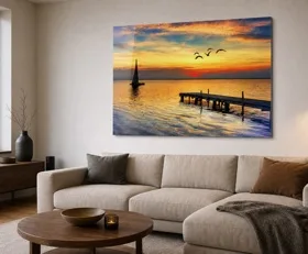 Acrylglasbilder Steg
