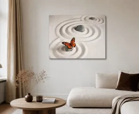 Acrylglasbilder Steine​ im Sand