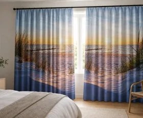 Gardinen Strand und Meer