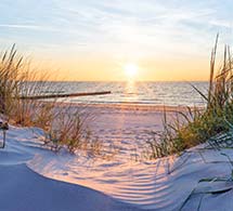 Wandaufkleber Strand